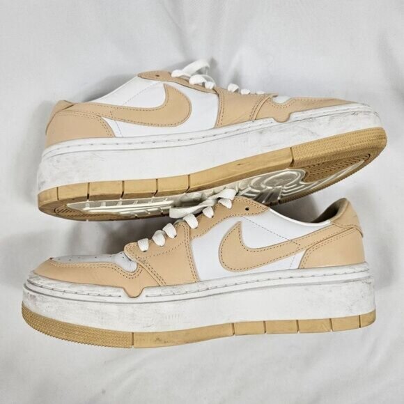 Nike Air Jordan 1 Elevate Low Sneakers In White Onyx - Size 11 - Picture 7 of 9